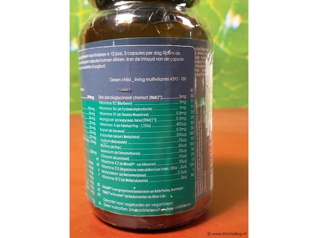 Voedingssupllementen, diverse soorten o.a. kindermultivitamine green child living multivitamin - afbeelding 8 van  12