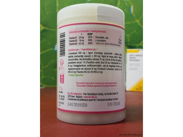 Voedingssupllementen, diverse soorten o.a. magnesium quatro 900, relax nights, resveratrol & probioticum x3 - afbeelding 23 van  24