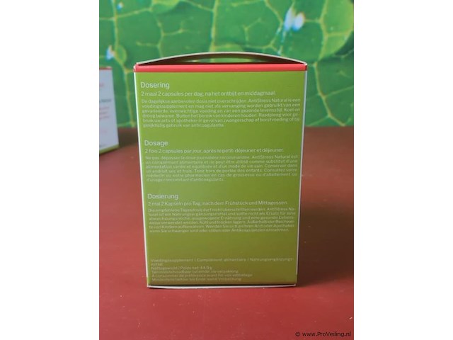 Voedingssupplement antistress natural - 4 doosjes á 60 capsules - afbeelding 3 van  6