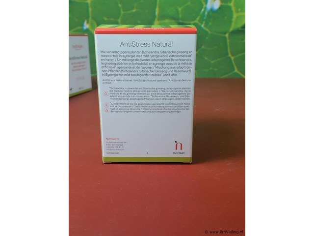 Voedingssupplement antistress natural - 4 doosjes á 60 capsules - afbeelding 4 van  6