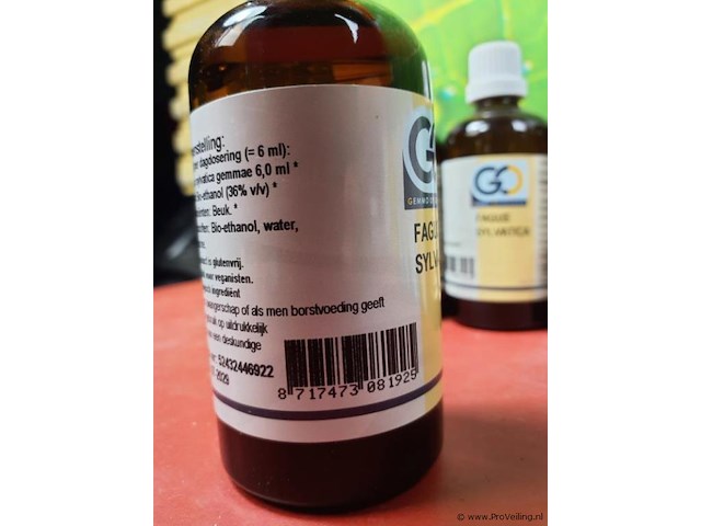 Voedingssupplement fagus sylvatica - 4 flesjes á 100ml - afbeelding 4 van  5