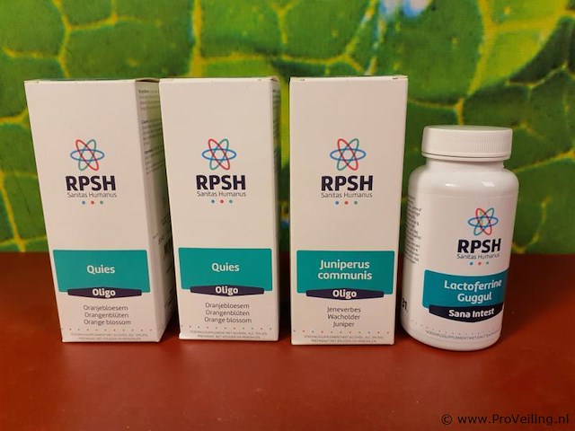 Voedingssupplement in capsulevorm lactoferrine guggul sana intest & juniperus communis oligo - afbeelding 1 van  9