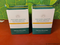 Voedingssupplement phytoplankton super greens phytoplankton super greens - 2 doosjes - afbeelding 1 van  5