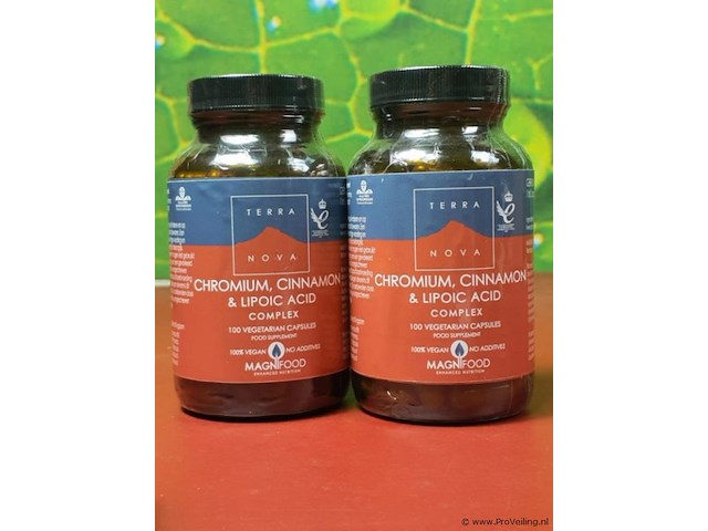 Voedingssupplementen, diverse soorten o.a. calcium magnesium & chromium, cinnamon & lipoic acid complex - afbeelding 5 van  16