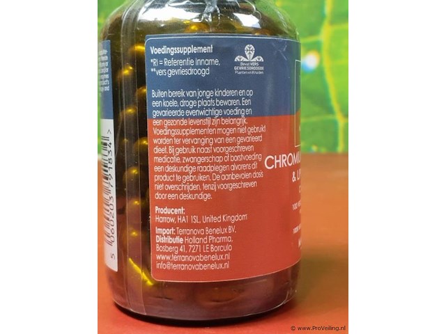 Voedingssupplementen, diverse soorten o.a. calcium magnesium & chromium, cinnamon & lipoic acid complex - afbeelding 6 van  16
