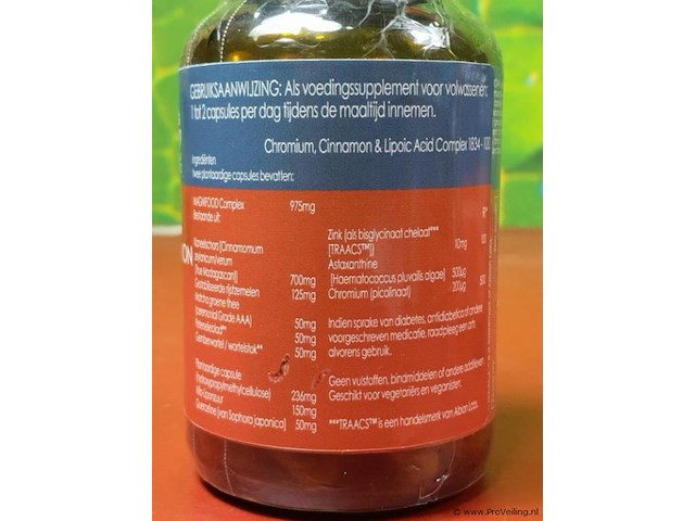 Voedingssupplementen, diverse soorten o.a. calcium magnesium & chromium, cinnamon & lipoic acid complex - afbeelding 7 van  16
