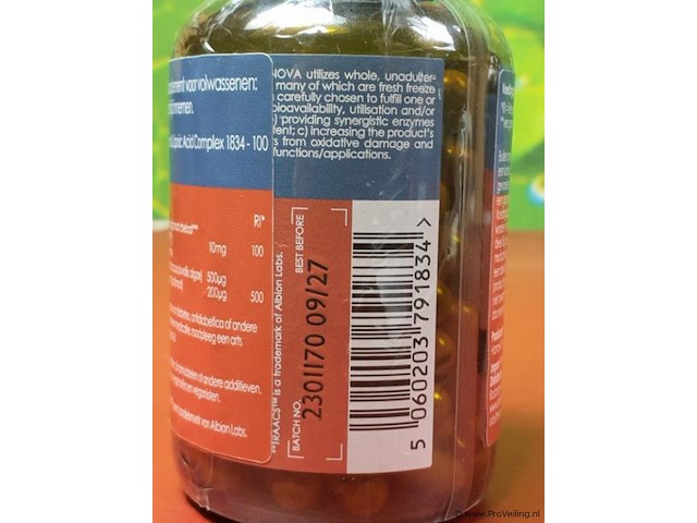 Voedingssupplementen, diverse soorten o.a. calcium magnesium & chromium, cinnamon & lipoic acid complex - afbeelding 8 van  16