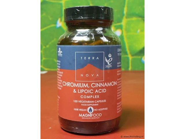 Voedingssupplementen, diverse soorten o.a. calcium magnesium & chromium, cinnamon & lipoic acid complex - afbeelding 13 van  16