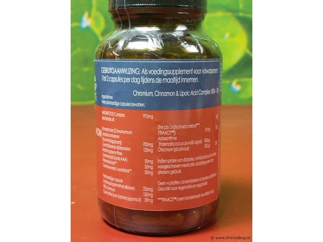 Voedingssupplementen, diverse soorten o.a. calcium magnesium & chromium, cinnamon & lipoic acid complex - afbeelding 15 van  16