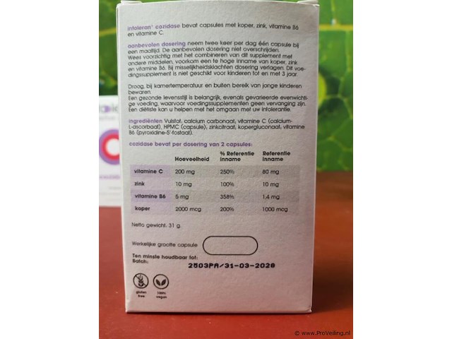 Voedingssupplementen, diverse soorten o.a. daily fibre support transit intestinal daily fibre support transit intestinal & cozidase - afbeelding 3 van  8