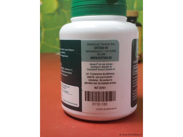 Voedingssupplementen, diverse soorten o.a. duivelsklauw, biotica & collageensupplementfles collagen aminolock original - afbeelding 10 van  15
