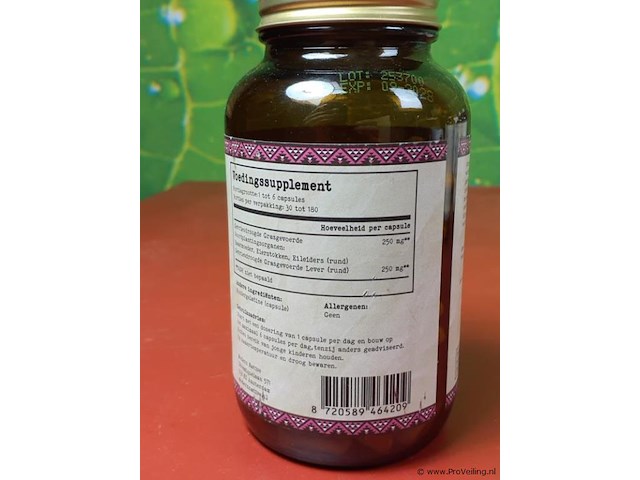 Voedingssupplementen, diverse soorten o.a. grasgevoerde long, natuurlijke vitamine c & rauwe oerkerfir - afbeelding 2 van  18