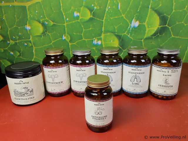 Voedingssupplementen, diverse soorten o.a. grasgevoerde long, natuurlijke vitamine c & rauwe oerkerfir - afbeelding 1 van  18