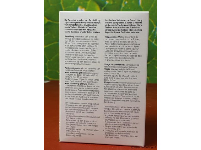 Voedingssupplementen, diverse soorten o.a. jacob hooy vitamine e, peppermint & zweedse kruiden - afbeelding 6 van  14