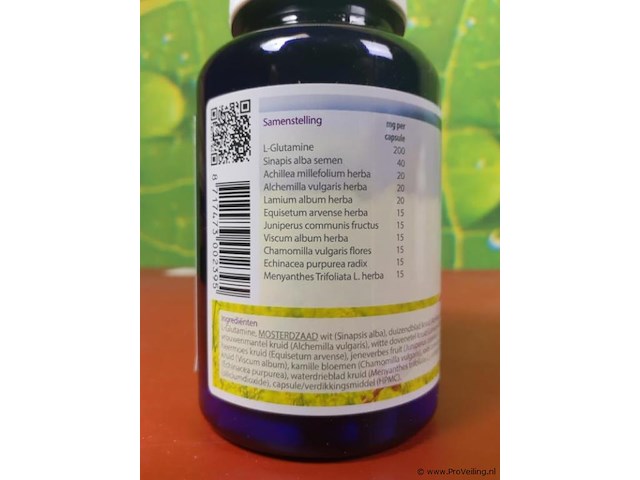 Voedingssupplementen, diverse soorten o.a. kruidenextract galega herba/geitenkruid gesneden, l-histidine & l-glutamine complex - afbeelding 17 van  18