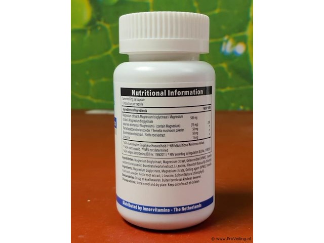 Voedingssupplementen, diverse soorten o.a. magnesium, coq10 & cla force sport genius - afbeelding 9 van  20