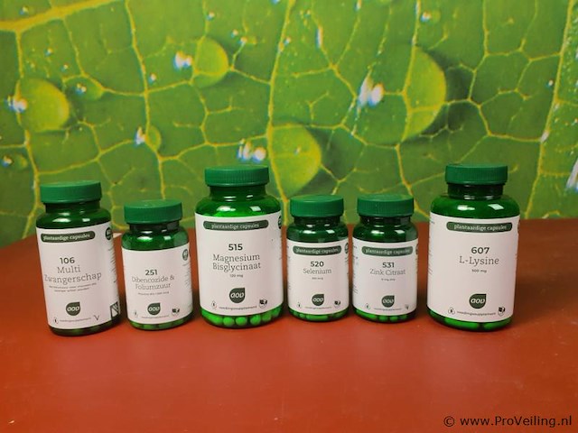 Voedingssupplementen, diverse soorten o.a. magnesium, multi zwangerschap & zink citraat - afbeelding 1 van  19