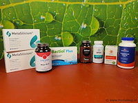 Voedingssupplementen, diverse soorten o.a. metasilicium, mega multi & rpsh gaster-hcl sana interest - afbeelding 1 van  26