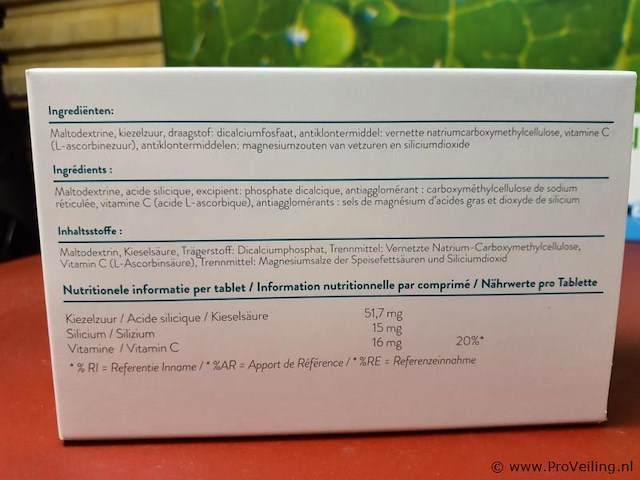 Voedingssupplementen, diverse soorten o.a. metasilicium, mega multi & rpsh gaster-hcl sana interest - afbeelding 20 van  26