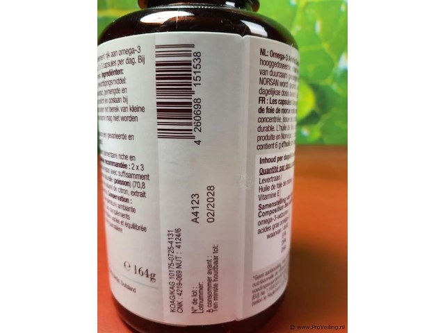 Voedingssupplementen, diverse soorten o.a. organmixpoeder, omega-3 & apo-hepat spag. pekana - afbeelding 2 van  20