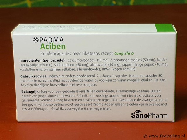 Voedingssupplementen, diverse soorten o.a. viburcol homeopathisch geneesmiddel, bio-flora & padma aciben - afbeelding 16 van  19