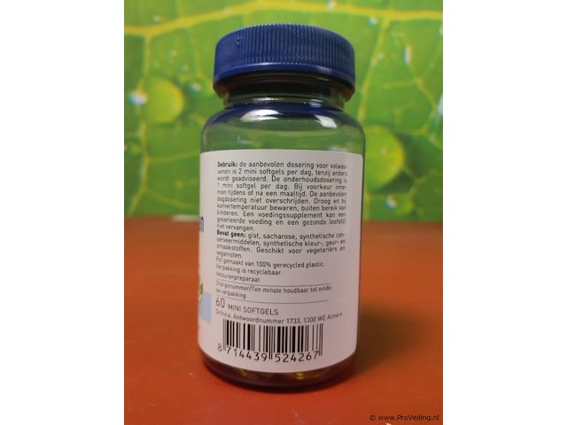 Voedingssupplementen, diverse soorten o.a. zink zuigtabletten, omega-3 vegan & stress b-complex - afbeelding 2 van  22