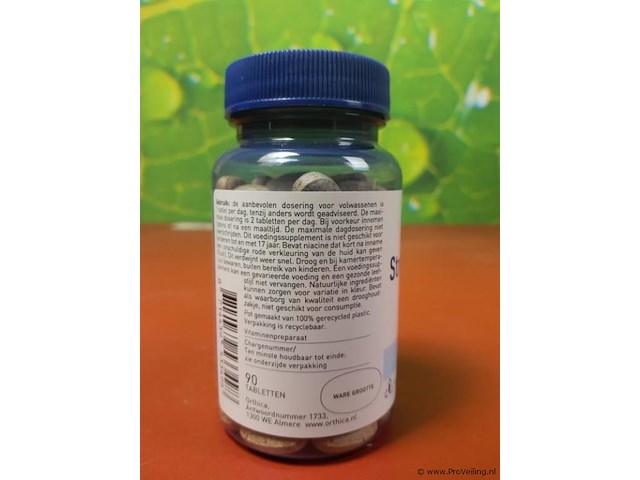 Voedingssupplementen, diverse soorten o.a. zink zuigtabletten, omega-3 vegan & stress b-complex - afbeelding 10 van  22