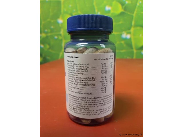 Voedingssupplementen, diverse soorten o.a. zink zuigtabletten, omega-3 vegan & stress b-complex - afbeelding 20 van  22