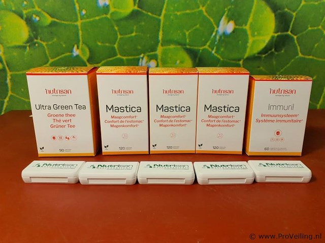 Voedingssupplementen o.a. ultra green tea, mastica & immuril - afbeelding 1 van  12