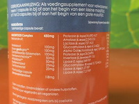 Voedingssupplementfles spijsvertering enzymen complex - 4 potjes á 100 capsules - afbeelding 3 van  4