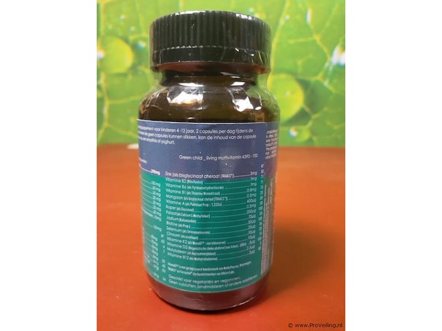 Voedingssupplementpot sneaky greens with berries & more & living multivitamin - afbeelding 3 van  15