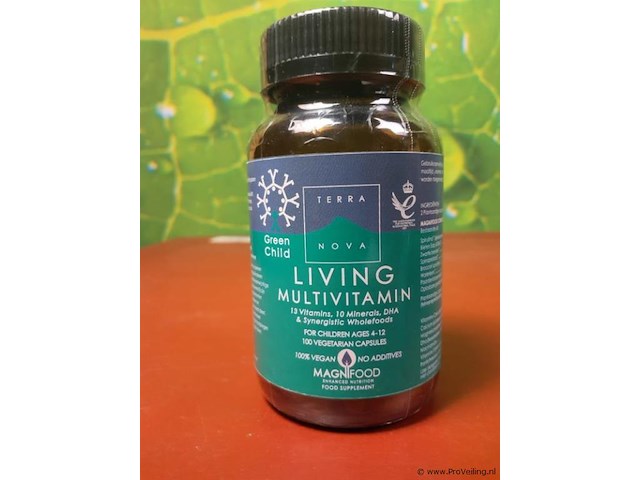 Voedingssupplementpot sneaky greens with berries & more & living multivitamin - afbeelding 14 van  15