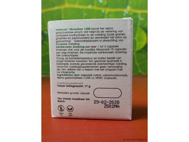 Voedingsupplementen, diverse soorten o.a. intoleran gut support duo & quatrase 5000 enzymenmix - afbeelding 4 van  13