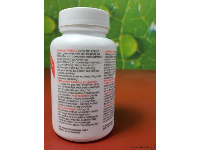 Voedingsupplementen, diverse soorten o.a. intoleran gut support duo & quatrase 5000 enzymenmix - afbeelding 8 van  13