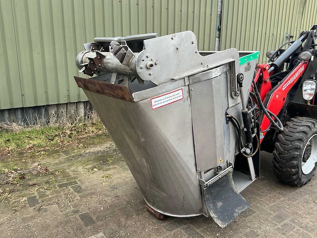 Voermeng bak/hydraulische mengbak rvs - afbeelding 1 van  16