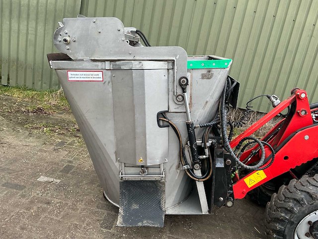 Voermeng bak/hydraulische mengbak rvs - afbeelding 9 van  16
