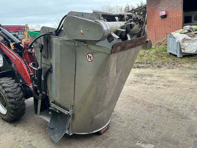 Voermeng bak/hydraulische mengbak rvs - afbeelding 14 van  16