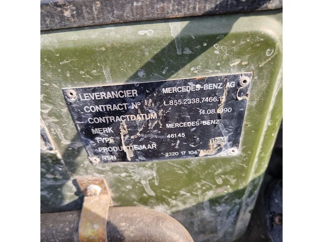 Voertuig, incompleet, mercedes benz, 290gd, 1994 - afbeelding 17 van  17