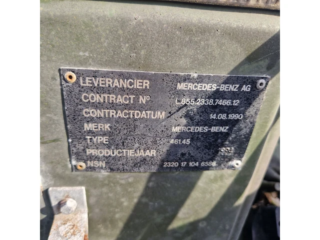 Voertuig, incompleet, mercedes-benz, 290gd, 1994 - afbeelding 20 van  21