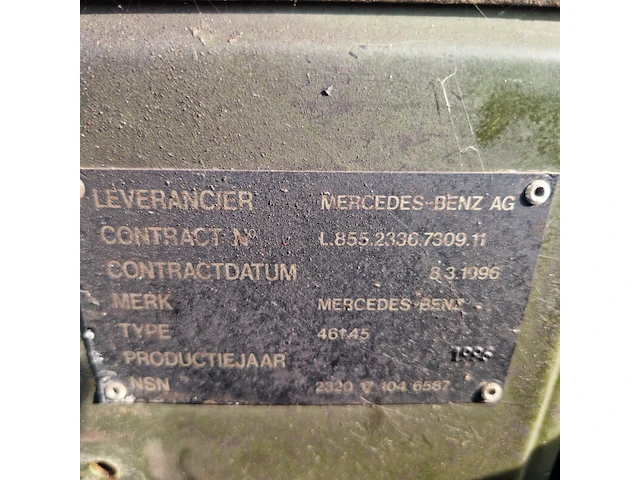 Voertuig, incompleet, mercedes benz, 290gd, 1996 - afbeelding 6 van  23