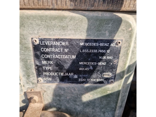 Voertuig, incompleet, mercedes benz, 290gd, 1996 - afbeelding 20 van  21