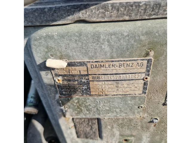 Voertuig, incompleet, mercedes benz, 290gd - afbeelding 8 van  8