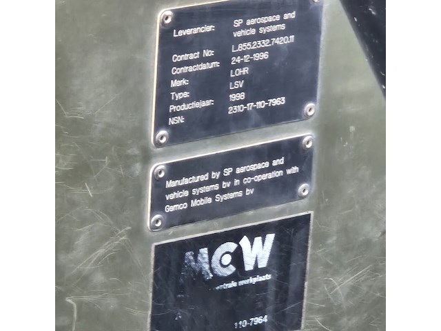 Voertuigframe, lohr, lsv, 1998 - afbeelding 6 van  17