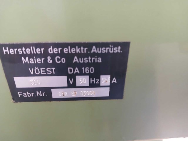Voest-alpine - da-160 - universele draaibank - afbeelding 2 van  11