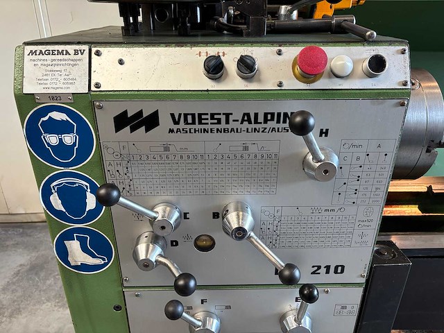 Voest-alpine - da210 - centerdraaibank - afbeelding 12 van  18