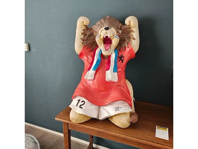 Voetbal leeuw - afbeelding 1 van  3