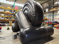 Voetbaldart opblaasbaar inclusief 2 ballen - afbeelding 2 van  11