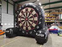 Voetbaldart opblaasbaar inclusief 2 ballen - afbeelding 4 van  11