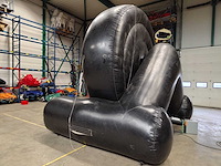 Voetbaldart opblaasbaar inclusief 2 ballen - afbeelding 5 van  11