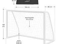 Voetbaldoel / goal 180 x 120 incl. net & tas - afbeelding 7 van  14